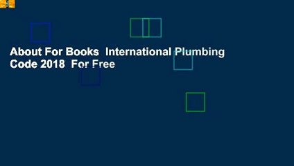About For Books  International Plumbing Code 2018  For Free
