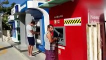 Emniyet müdürü ATM'den para çeken maskesiz vatandaşı fena korkuttu: 1000 TL fazla çek