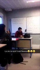 Quand ton prof a du répondant... Cassé