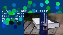 Downlaod Why Some Firms Thrive While Others Fail: Governance and Management Lessons from the