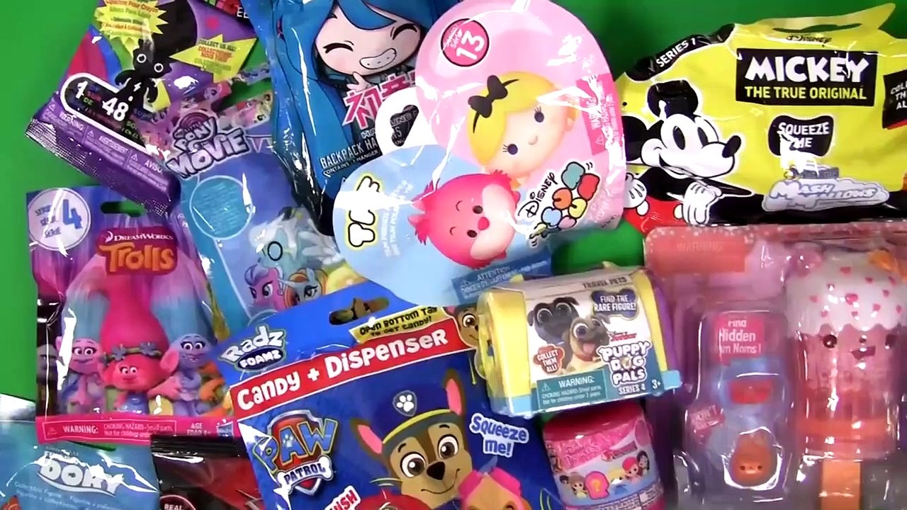 Toy Surprise 20 Blind Bags Tsum Tsum Minnie My Little Pony Paw Patrol