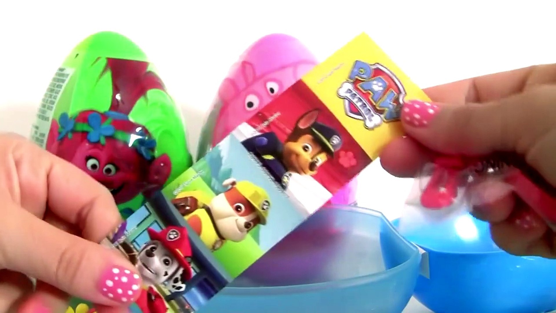 TROLLS MOVIE Play-Doh Surprise Eggs, NEW Figures 