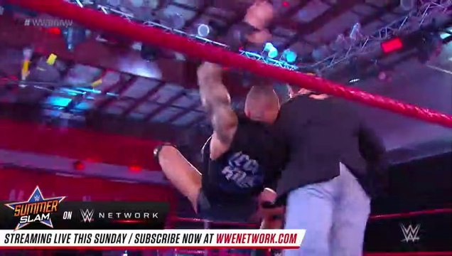 Randy Orton punts Shawn Michaels Raw, Aug. 17, 2020