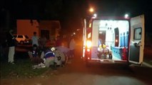Homem fica ferido em colisão entre carro e moto no Bairro Universitário; Siate foi mobilizado
