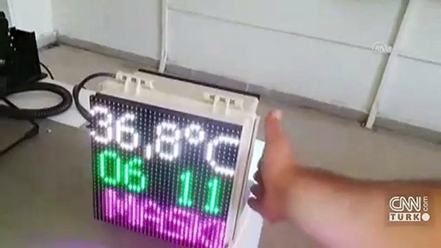 Meslek lisesi ateş ölçer üretti | Video