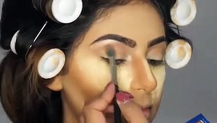 BRIDAL MAKEUP LOOK & OUTFIT  ASIAN ARABIC INSPIRED with headpiece + Wedding