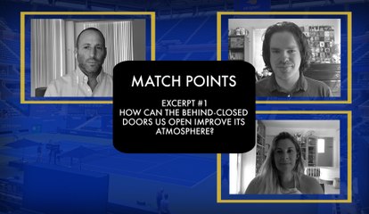 How can the behind-closed-doors US Open improve its atmosphere?