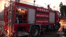 Yozgat'ta kereste fabrikası yanarak kül oldu