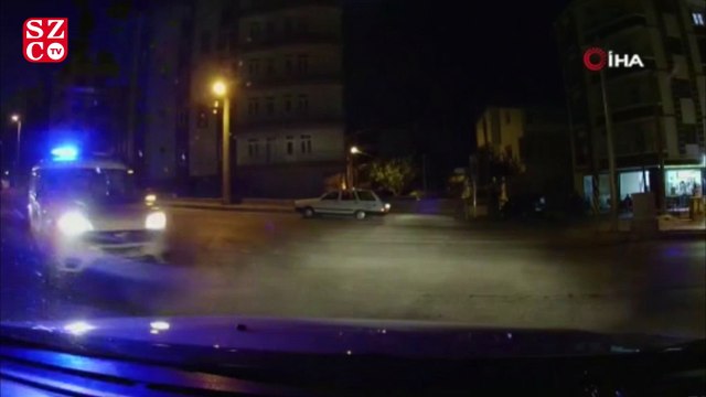 Polisin 'dur' ihtarına uymayarak kaçan alkollü sürücünün korona olduğu ortaya çıktı