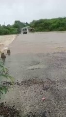 Horrible Rain river in Rajasthan