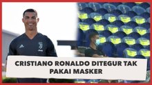 Detik-detik Cristiano Ronaldo Ditegur Petugas Gegara  Tak Pakai Masker