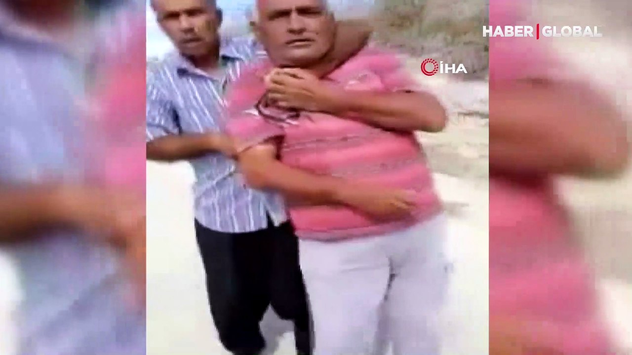Muhtar greyder operatörünü rehin aldı, görüntüler paylaşılınca 'şaka' dedi