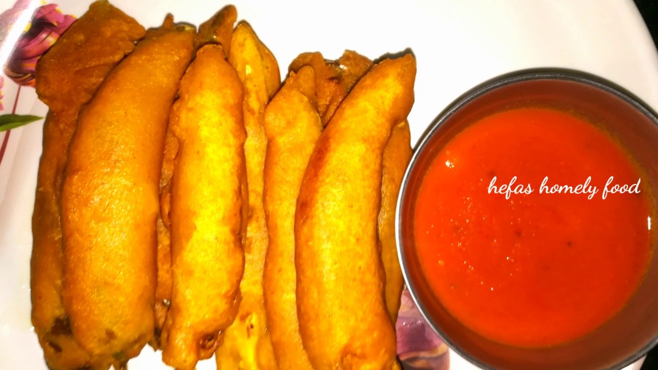 Mirchi Bajji and chutney kerala style