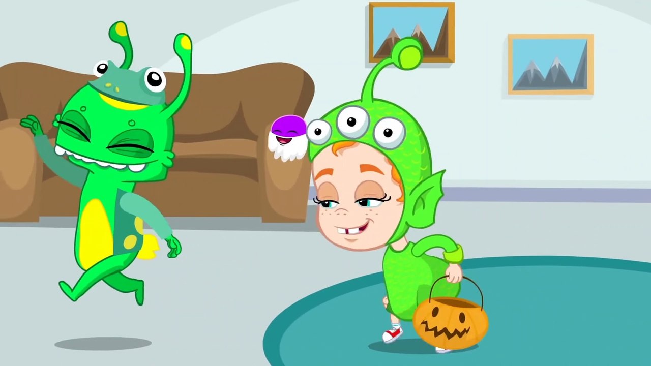 Groovy Le Martien & Phoebe vont à la plage -  Dessin animé bébé