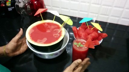 Refreshing Homemade Watermelon Juice | Summer Drink Recipe