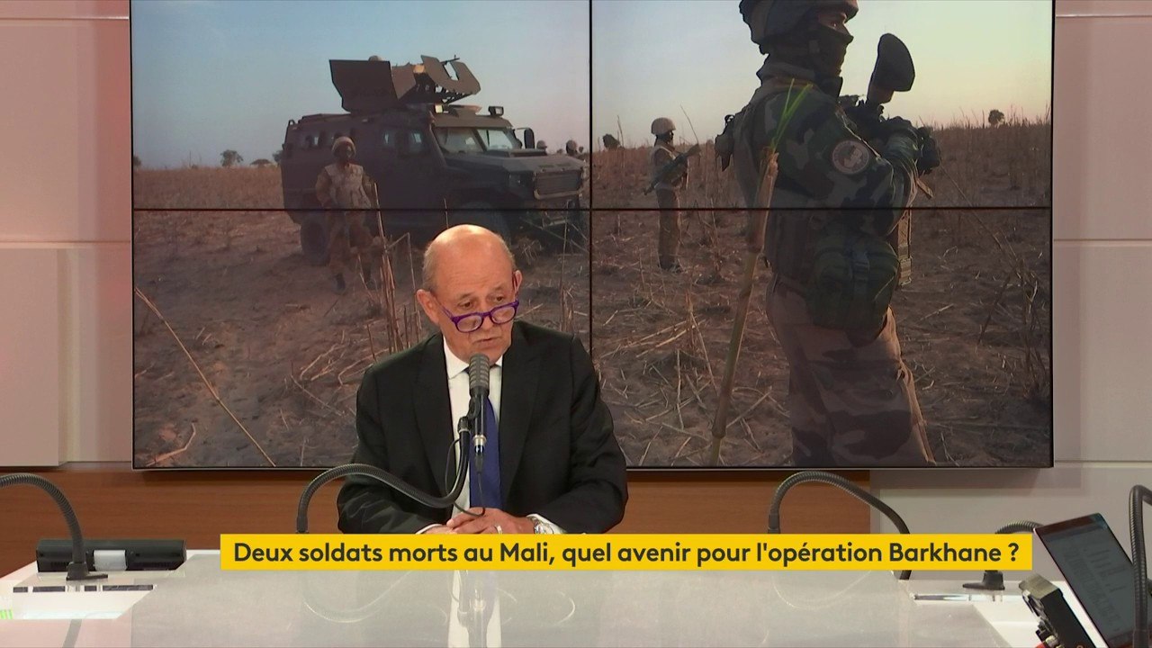 Jean-Yves Le Drian :  "Il n'est pas question de lever la garde : nous sommes dans une phase, au Mali, où nous avons dessiné une stratégie de renforcement de l'action, qui commence à donner ses effets significatifs."