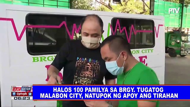 Halos 100 pamilya sa brgy. Tugatog Malabon City, natupok ng apoy ang tirahan