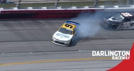 Gragson saves car after sliding into Chastain at Darlington