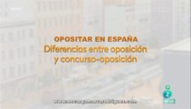 DIFERENCIAS ENTRE OPOSICION Y CONCURSO OPOSICIÓN EN ESPAÑA