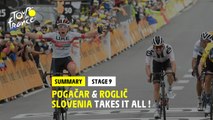 #TDF2020 - Stage 9 - Pogačar & Roglič: Slovenia takes it all!
