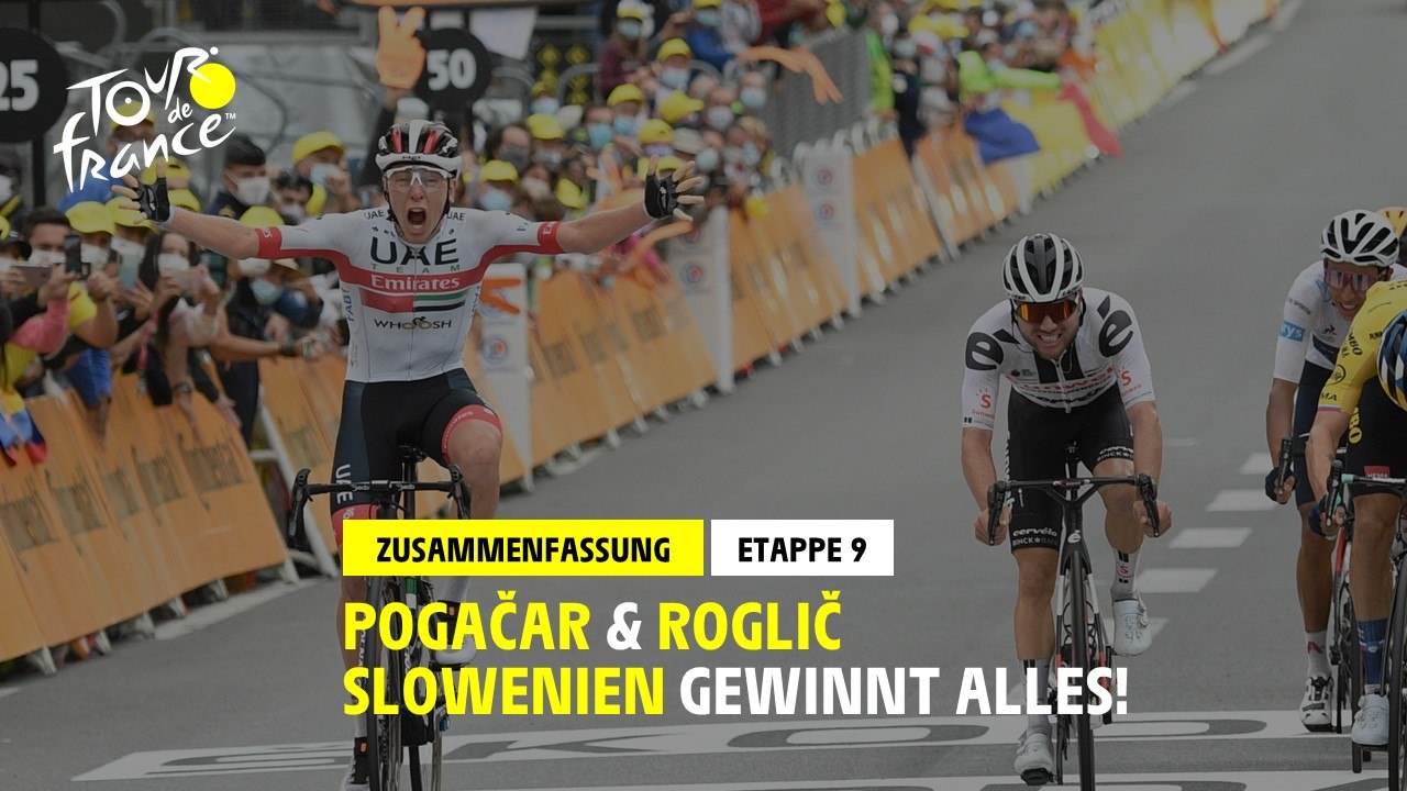 #TDF2020 - Etappe 9 - Pogačar & Roglič: Slowenien gewinnt alles!