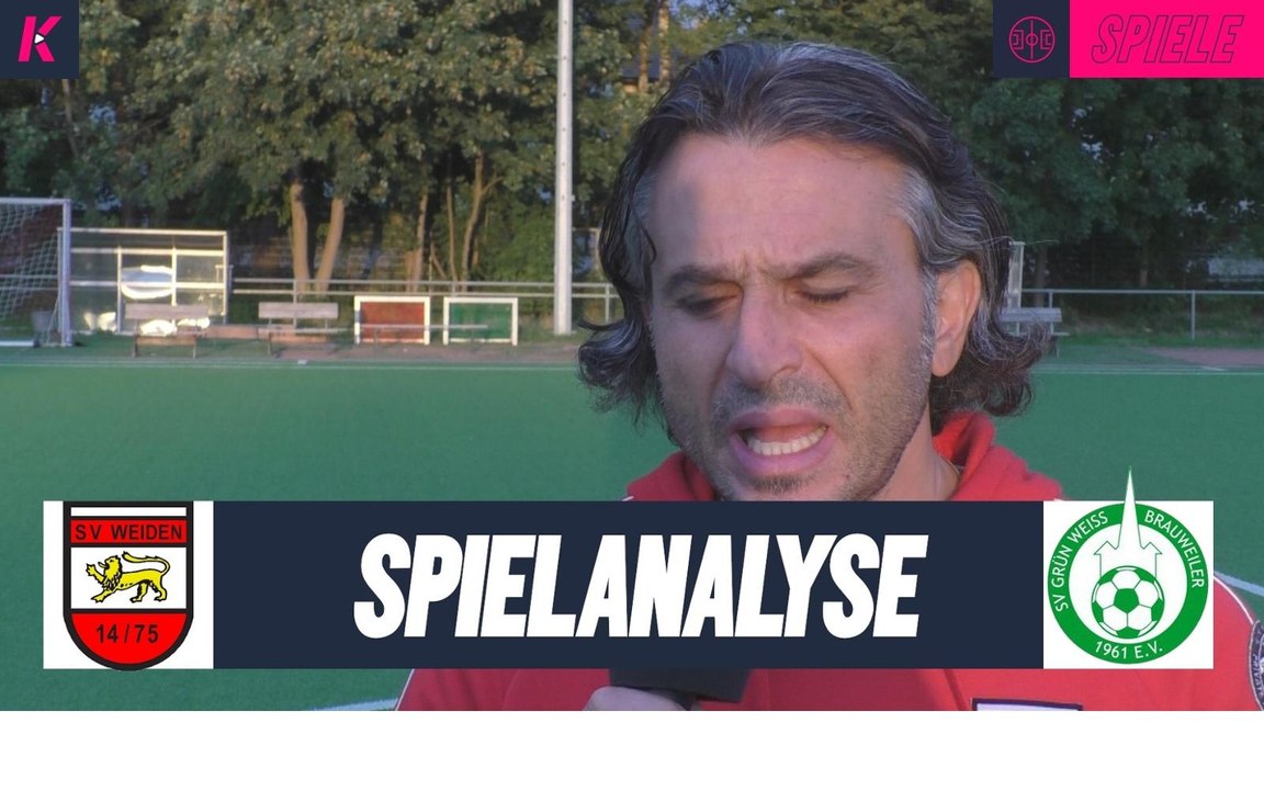 Spielanalyse | SV Weiden - GW Brauweiler  (B-Junioren Bezirksliga 2, 1.Spieltag)