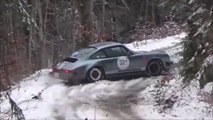 PORSCHE 911 sur la neige - vidéo lulu du jura