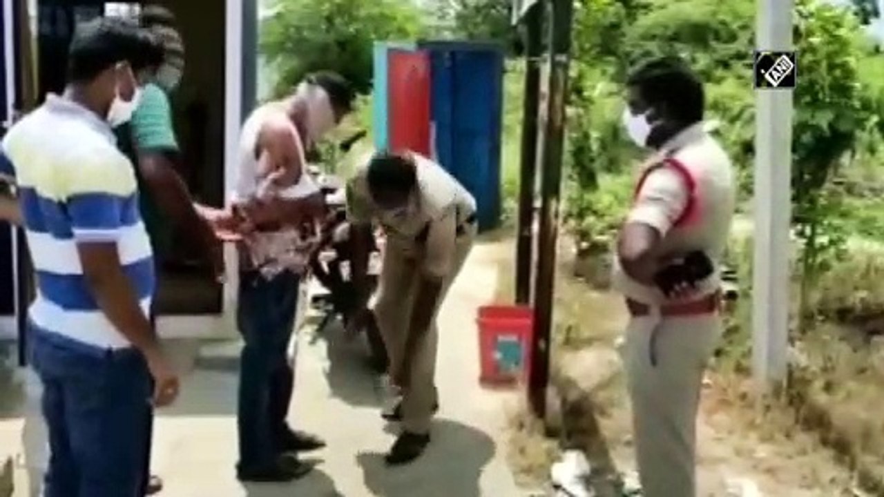 Man with liquor bottles tied to his body arrest...
