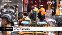 Une centaine de personnes arrêtées à Hong Kong