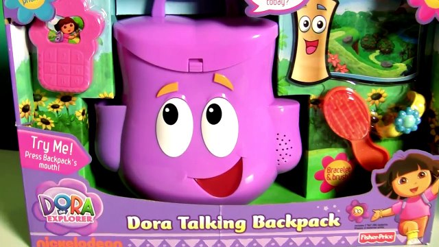 dora talking backpack