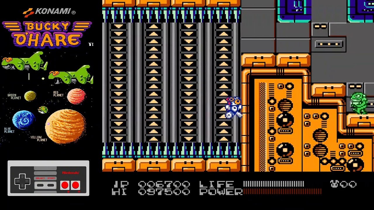 Bucky O'Hare / #4 /Center of Magma Tanker / NES