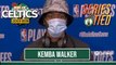Kemba Walker Interview Post Game 4 Celtics vs. Raptors went to champions