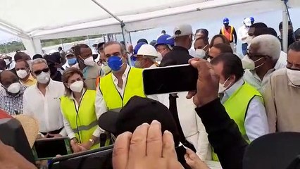 Luis Abinader en Manzanillo