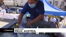 Nuevo récord mundial: un austriaco pasa 2 horas y media sumergido en hielo