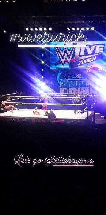 IIconics (Billie Kay and Peyton Royce) vs Dana Brooke and Carmella - WWE Zurich November 13th 2019