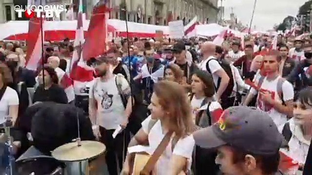 Белорусский Марш единства : протесты и задержания