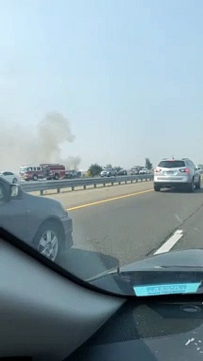 Truck Fire on East 205 Highway around 10:45 AM 9/06/2020