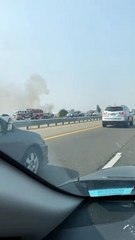 Truck Fire on East 205 Highway around 10:45 AM 9/06/2020