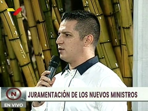 Min. Mervin Maldonado: Esta generación tiene como reto principal producir para derrotar el bloqueo imperial