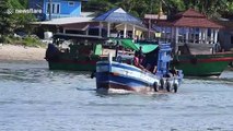 Thai police check Burmese ships after Covid-19 spike in neighbouring country