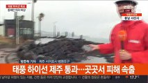 태풍 하이선 제주 통과…곳곳서 피해 속출