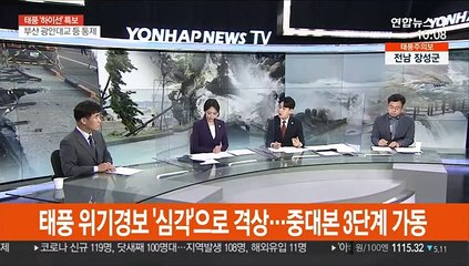 [뉴스포커스] 10호 태풍 '하이선' 북상…강한 중형급 세력