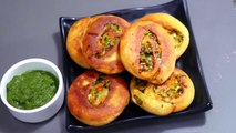 Whole Wheat flour Veg Roll Tikki for snacks and meal - Nisha Madhulika - Rajasthani Recipe - Best Recipe House