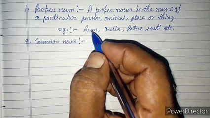 Noun and it's kinds name.. संज्ञा और उसके भेदों के बारे में सीखें, Educational Series,. Grammar,, ( 360 X 640 )