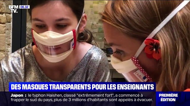 Coronavirus: 100.000 masques transparents bientôt distribués aux enseignants