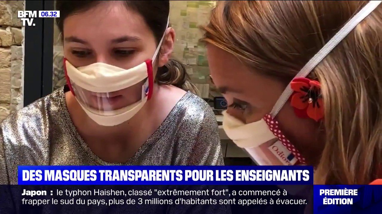 Coronavirus: 100.000 masques transparents bientôt distribués aux enseignants