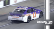 Denny Hamlin misses pit road after contact with Jimmie Johnson