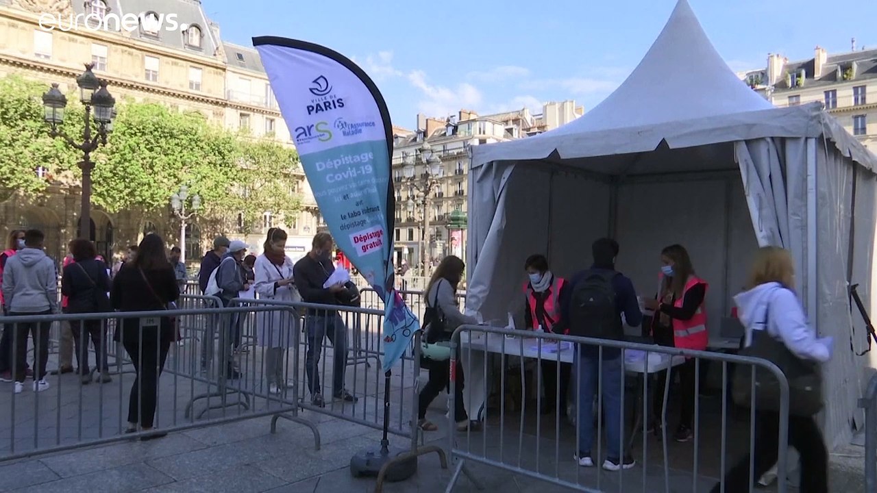 Manifestaciones en Europa en pleno repunte de casos de Covid-19
