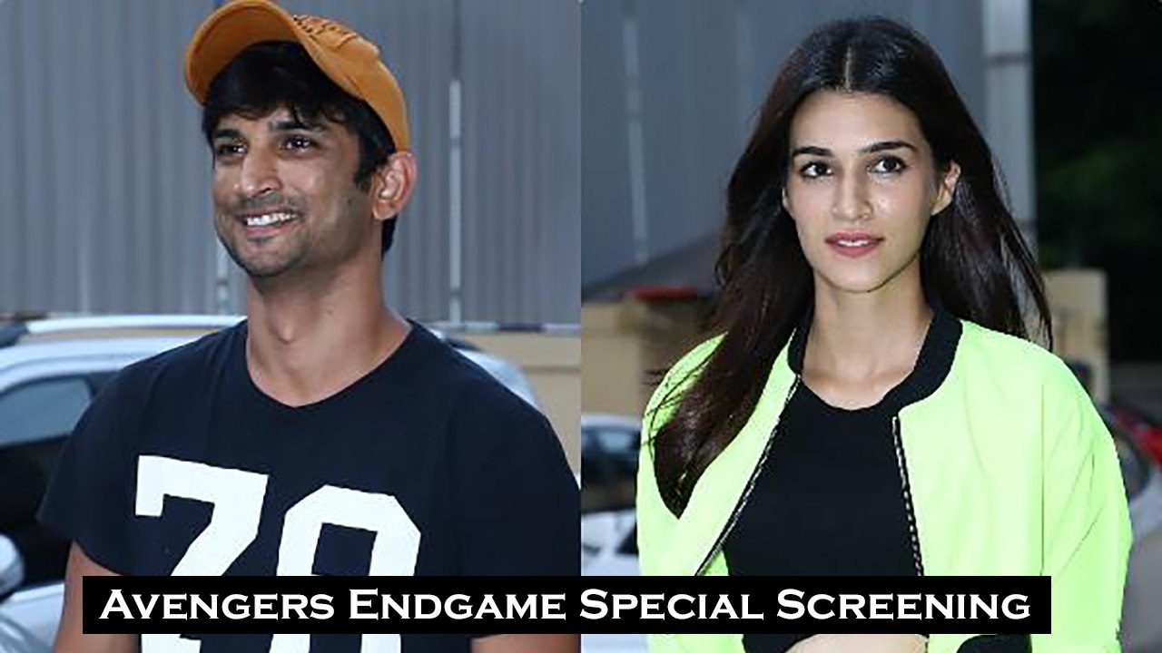 Avengers Endgame Special Screening _ Akshay Kumar, Janhvi Kapoor, Tara Sutaria, Sushant Rajput