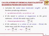 Hardness of water in terms of CaCO3 equivalents (Easy calculation method)